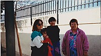 1991-12 Jackie Ben David Grandma Taylor Ontario CA airport.jpg